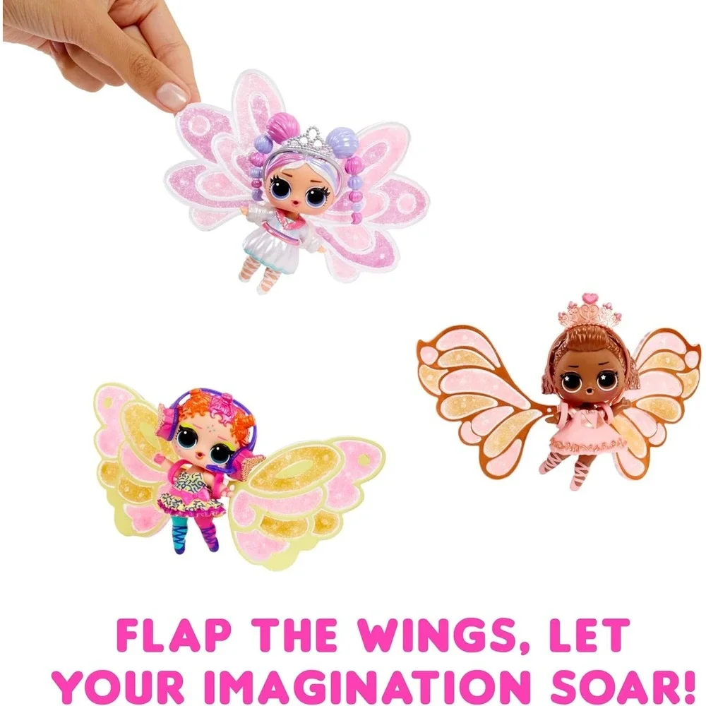 L.O.L. Surprise! Fairies Tots Dolls with Make-Your-Own Fairy Wings